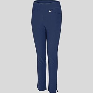 Greg Norman Women's Golf Pants Essential Pull On Navy Blue Stretch Size XS
